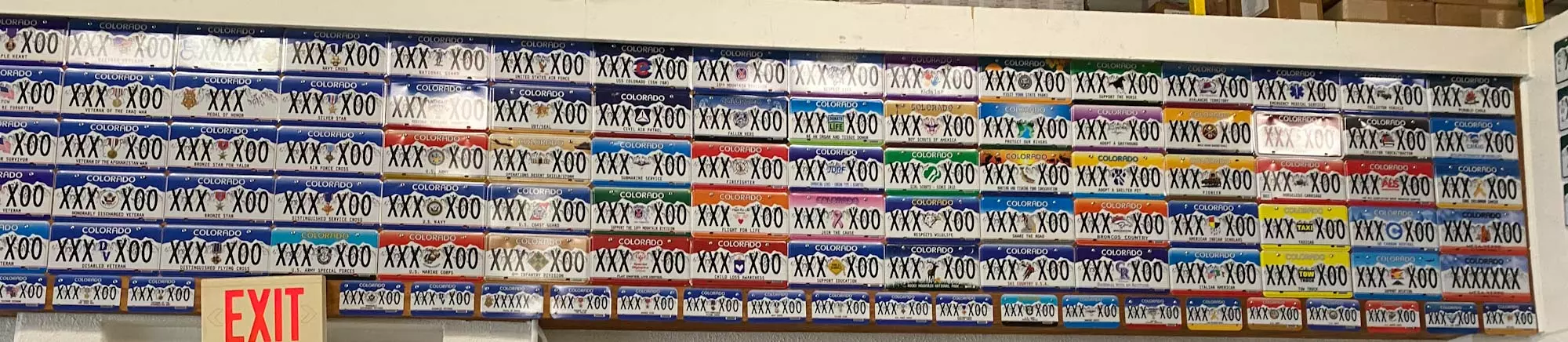 license plates